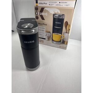 Keurig Mini Plus Black and Silver Coffee Maker